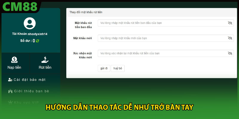 Hướng dẫn thao tác dễ như trở bàn tay
